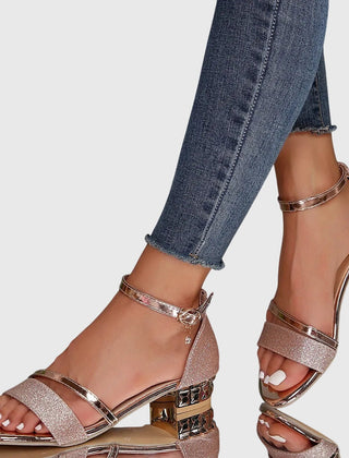 Black Alison™ orthopedic heeled sandals by THE WHITMORE FAMILY featuring supportive design and stylish heel for comfort and elegance.