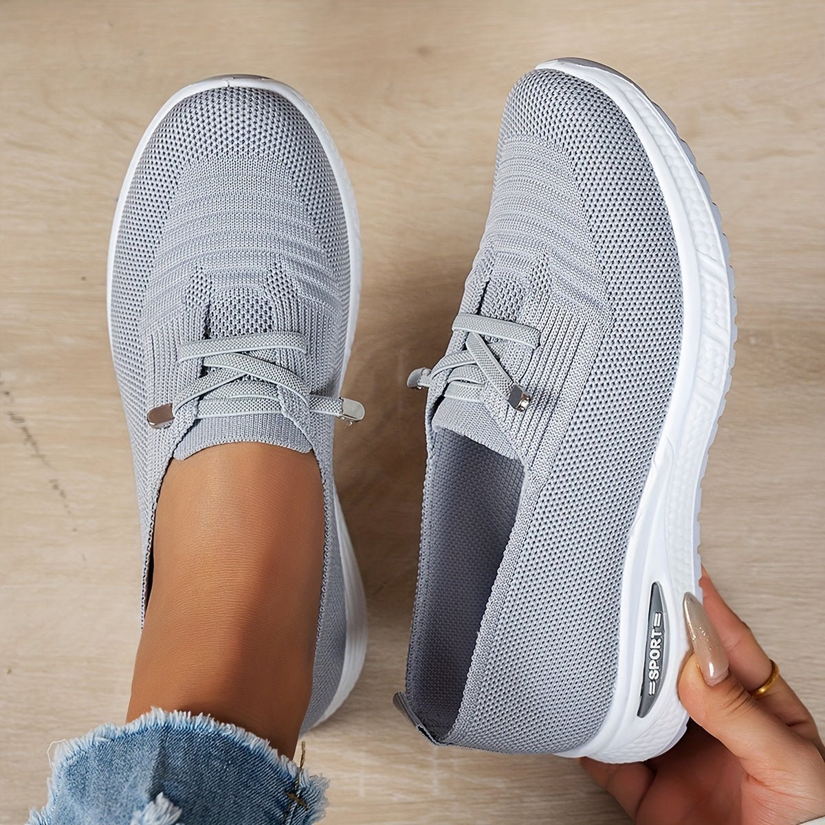 Black Louna™ ergonomic support sneakers by THE WHITMORE FAMILY with cushioned soles and supportive design for all-day comfort.