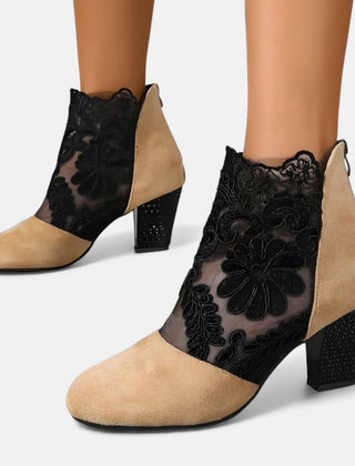Black Norene stylish breathable orthopaedic heels by THE WHITMORE FAMILY showing a sleek design and comfortable fit.