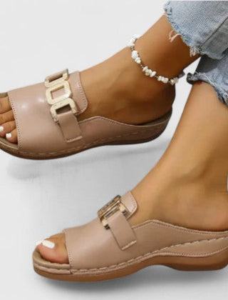 Black Sharpay™ sophisticated sandals by THE WHITMORE FAMILY featuring sleek straps and elegant design for stylish wear.