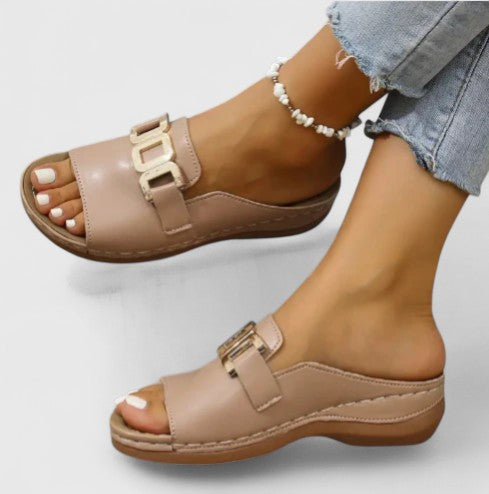 Black Sharpay™ sophisticated sandals by THE WHITMORE FAMILY featuring sleek straps and elegant design for stylish wear.