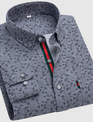 Valentino™ Floral Essence Shirt by THE WHITMORE FAMILY featuring a vibrant floral pattern and classic button-up design.