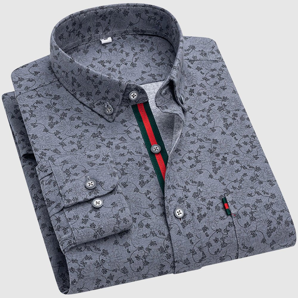Valentino™ Floral Essence Shirt by THE WHITMORE FAMILY featuring a vibrant floral pattern and classic button-up design.