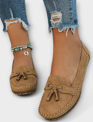 Blue Lisa stylish loafers by THE WHITMORE FAMILY featuring a sleek design and comfortable slip-on style.
