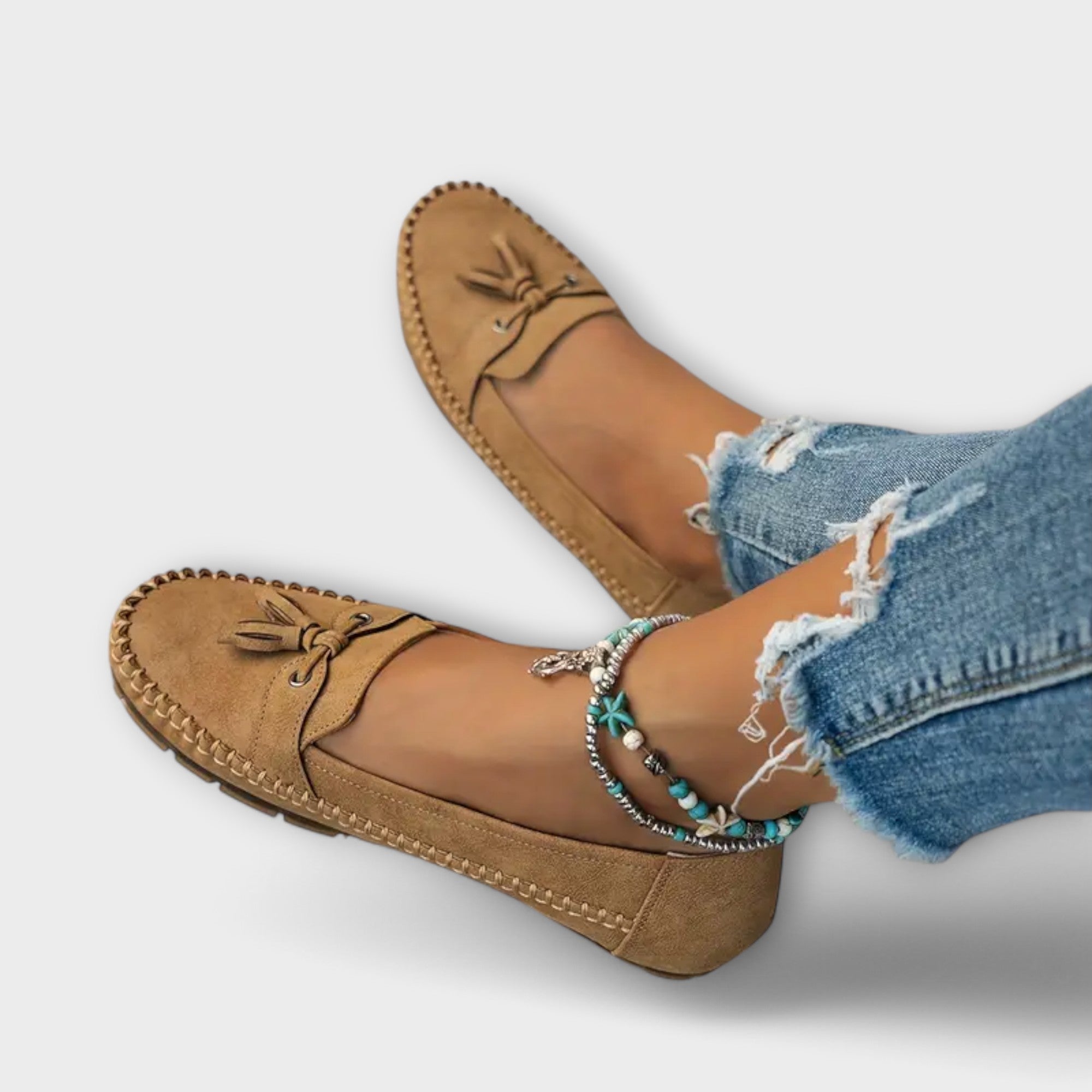 Blue Lisa stylish loafers by THE WHITMORE FAMILY featuring a sleek design and comfortable slip-on style for casual wear.