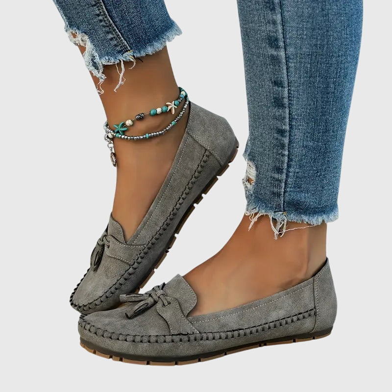 Blue THE WHITMORE FAMILY Chelsea soft loafers with a sleek design and comfortable fit, perfect for casual and smart outfits.
