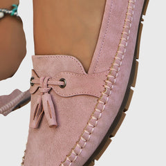 Blue Chelsea loafers by THE WHITMORE FAMILY featuring a soft, comfortable design and classic slip-on style.