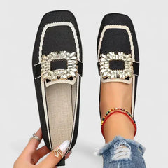 Blue Mary orthopedic loafers by THE WHITMORE FAMILY featuring comfortable slip-on design and cushioned soles.