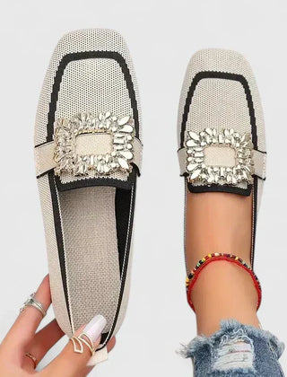 Blue Mary orthopedic loafers by THE WHITMORE FAMILY featuring a comfortable slip-on design and supportive sole.