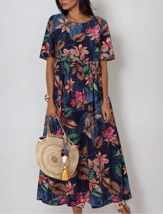 Blue Lovi Graceful Summer Bloom from THE WHITMORE FAMILY featuring vibrant floral design and elegant craftsmanship.