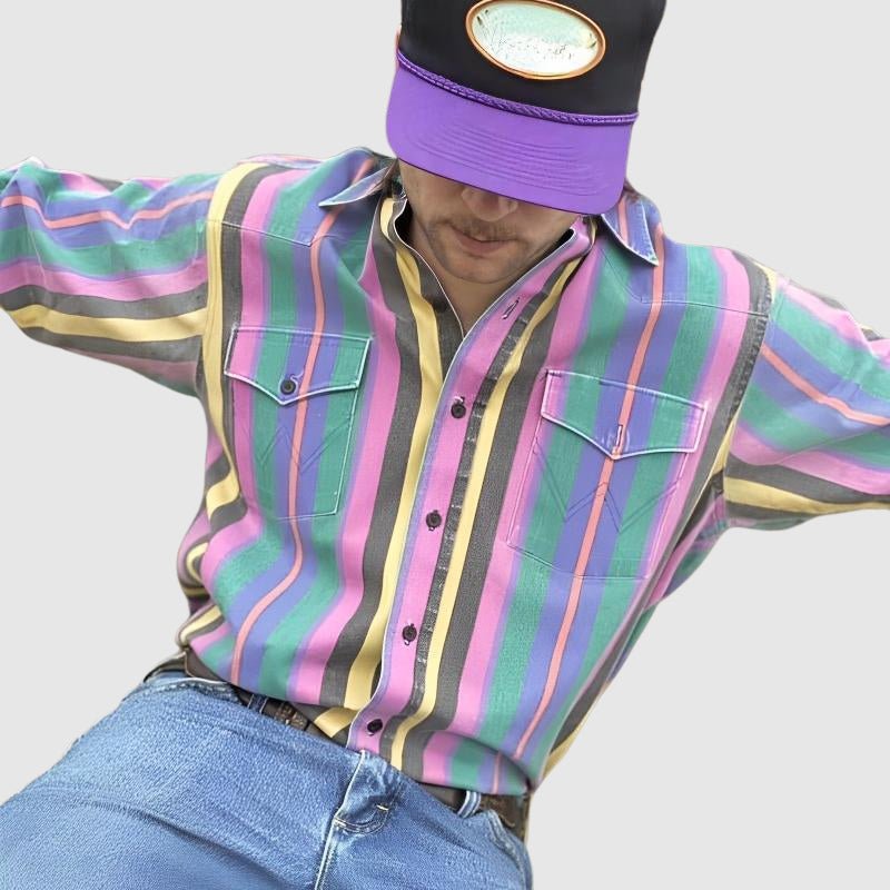 Victor Duval Vintage Odyssey Shirt from THE WHITMORE FAMILY featuring a classic design and retro-inspired style.