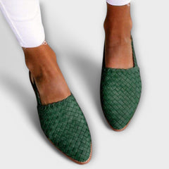 Brown Aurora Everyday Loafers by THE WHITMORE FAMILY, featuring a classic slip-on design and comfortable leather material.