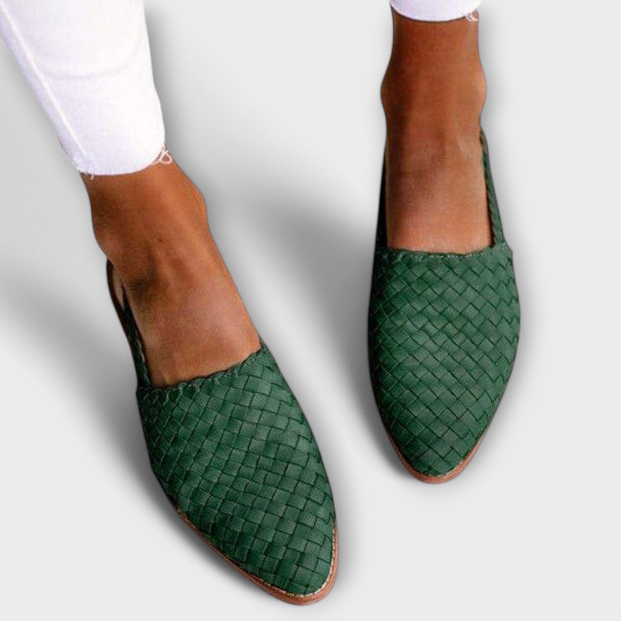 Brown Aurora Everyday Loafers by THE WHITMORE FAMILY, featuring a classic slip-on design and comfortable leather material.