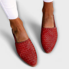 Brown Aurora Everyday Loafers by THE WHITMORE FAMILY featuring a sleek leather design and classic slip-on style.