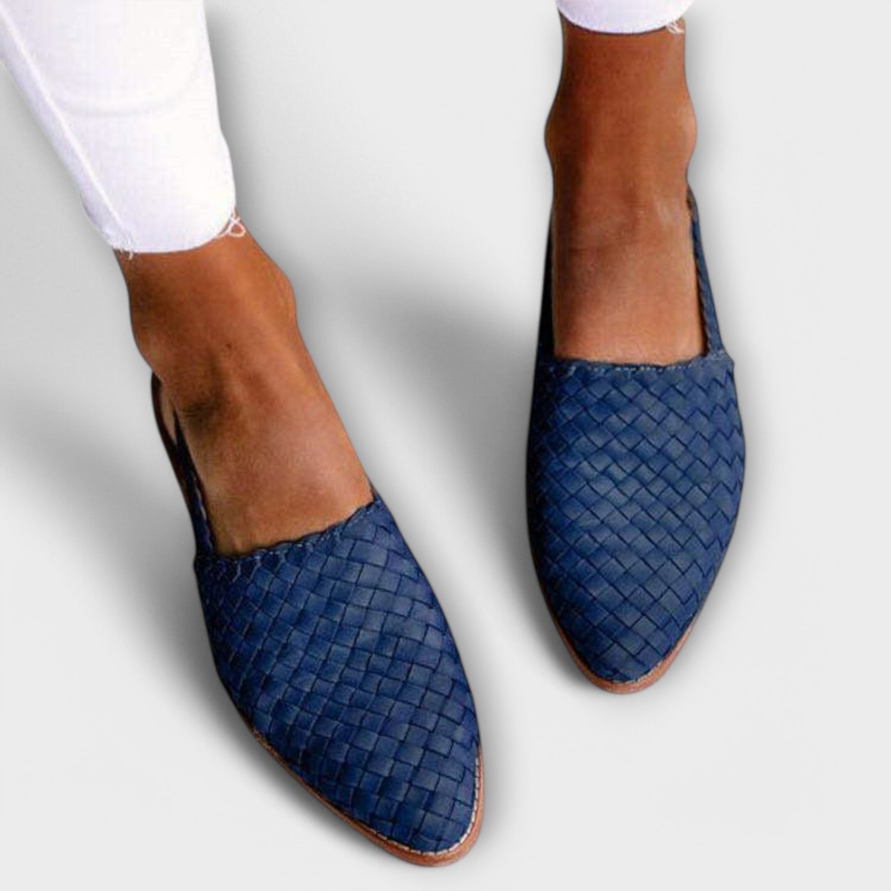 Brown Aurora Everyday Loafers by THE WHITMORE FAMILY, featuring smooth leather and classic slip-on design.