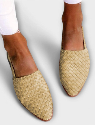Brown Aurora Everyday Loafers by THE WHITMORE FAMILY, showcasing classic slip-on design and smooth leather finish.