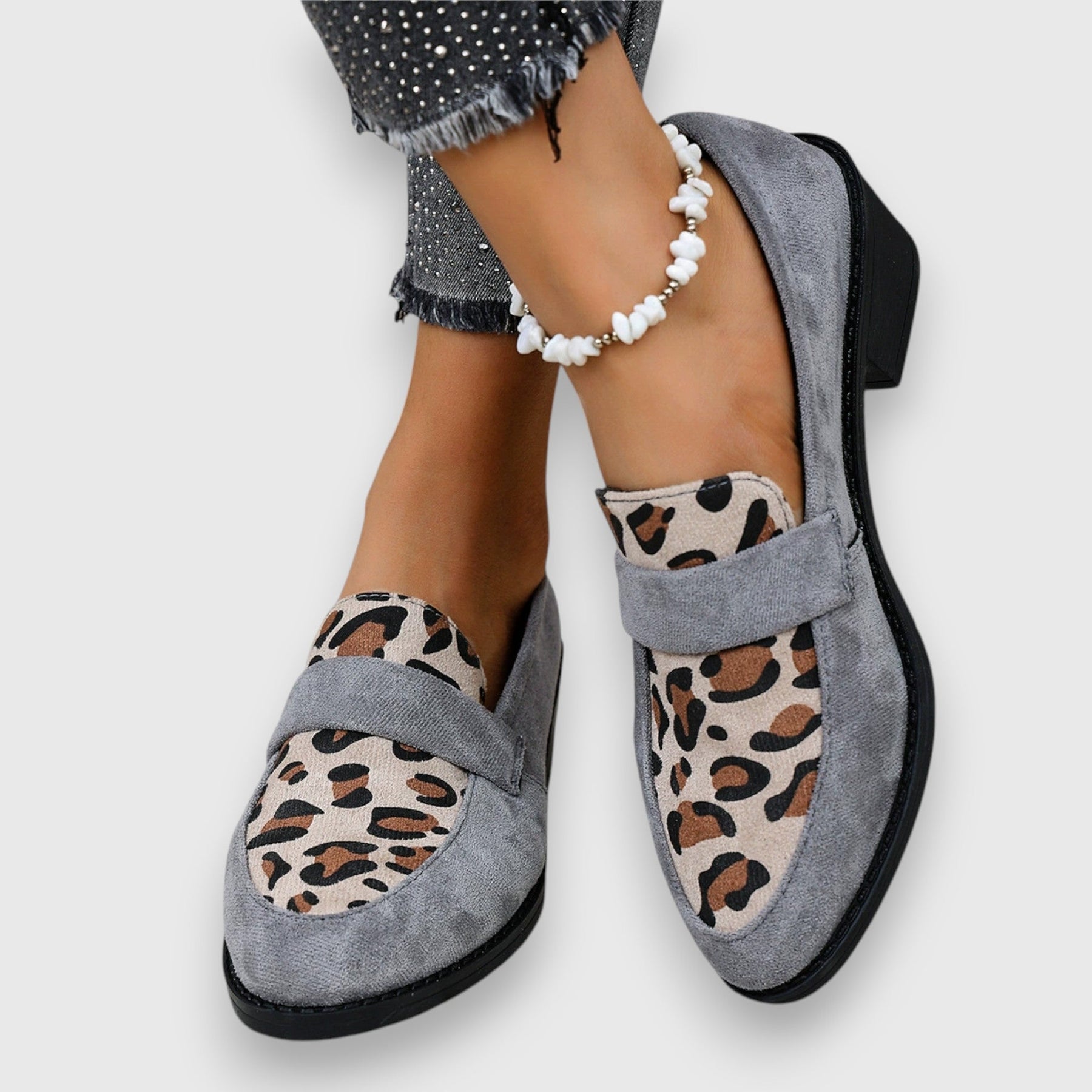 Brown Brunika comfortable loafers from THE WHITMORE FAMILY, featuring a sleek slip-on design and cushioned insole.