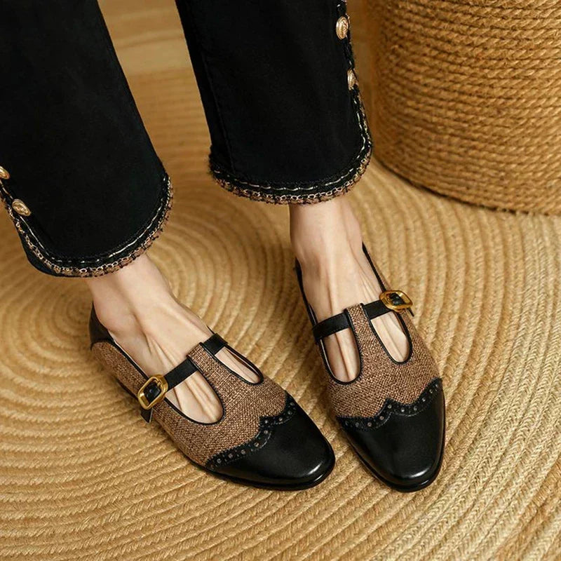 Black Genira vintage shoes by THE WHITMORE FAMILY, style CL-0681, featuring classic design and quality craftsmanship.
