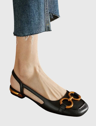 Dark blue Cecilia™ orthopedic sandals by THE WHITMORE FAMILY featuring supportive straps and cushioned soles.
