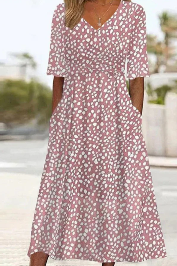 Women’s Romy midi dress by THE WHITMORE FAMILY featuring a tummy-covering design and a stylish, elegant silhouette.