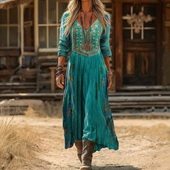 Green Sydney casual dress by THE WHITMORE FAMILY featuring a loose, flattering fit and relaxed silhouette.