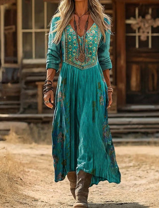 Green Sydney casual dress by THE WHITMORE FAMILY featuring a loose, flattering fit and relaxed silhouette.