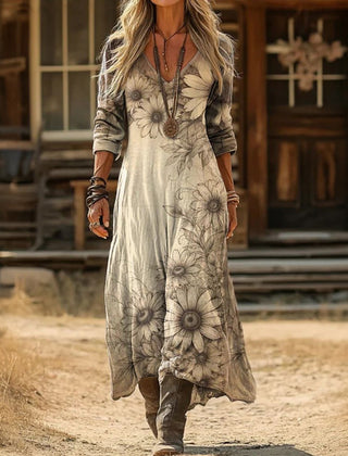 Multicolor Melissa dress by THE WHITMORE FAMILY, featuring a relaxed, effortless daily outfit perfect for casual wear.