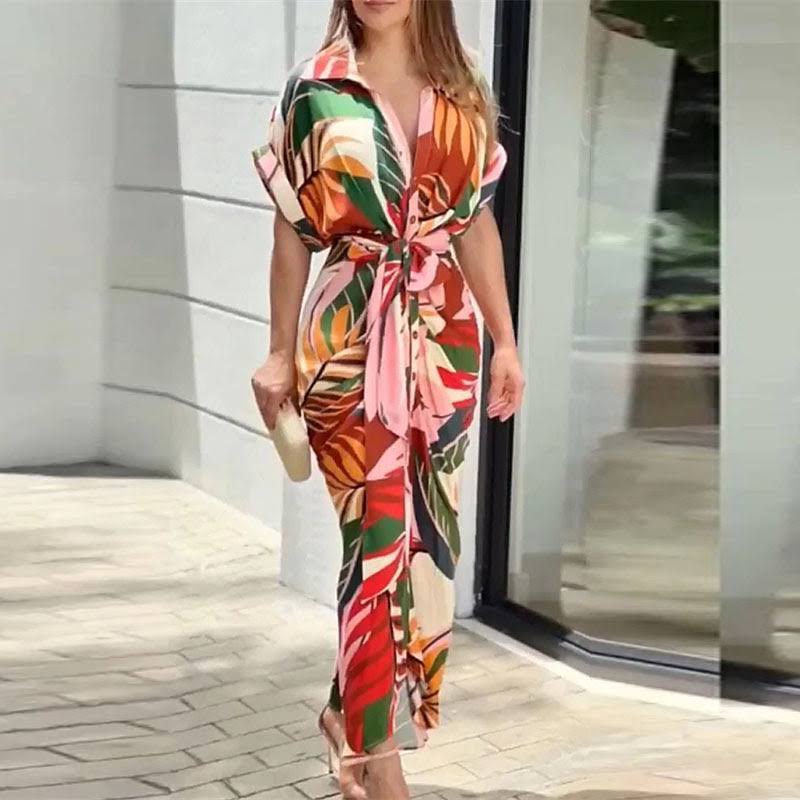 Green Tahlia elegant casual dress by THE WHITMORE FAMILY, stylish and comfortable for everyday wear.