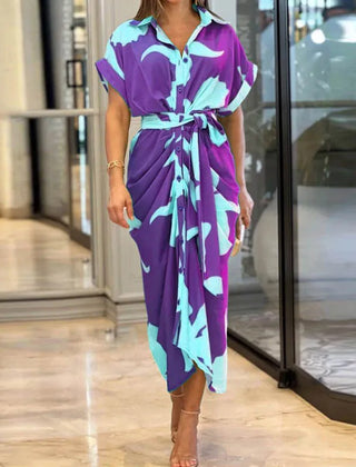 Green Tahlia elegant casual dress by THE WHITMORE FAMILY, featuring a stylish, comfortable design perfect for everyday wear.