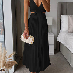 Yellow Helen maxi dress by THE WHITMORE FAMILY, flowing sleeveless dress with a relaxed fit and elegant design.