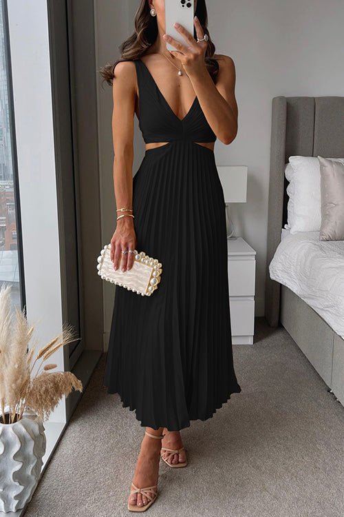 Yellow Helen maxi dress by THE WHITMORE FAMILY, flowing sleeveless dress with a relaxed fit and elegant design.