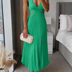 Yellow Helen maxi dress by THE WHITMORE FAMILY, flowing and elegant dress with a relaxed fit, perfect for casual or semi-formal wear.