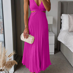 Yellow Helen maxi dress by THE WHITMORE FAMILY, flowy dress with a relaxed fit and elegant design, perfect for warm weather.