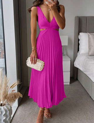 Yellow Helen maxi dress by THE WHITMORE FAMILY, flowy dress with a relaxed fit and elegant design, perfect for warm weather.