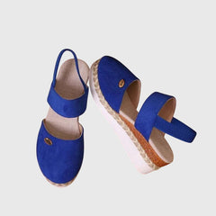 Beige Antonia™ ELUXOR orthopedic sandals by THE WHITMORE FAMILY with supportive straps and cushioned footbed.