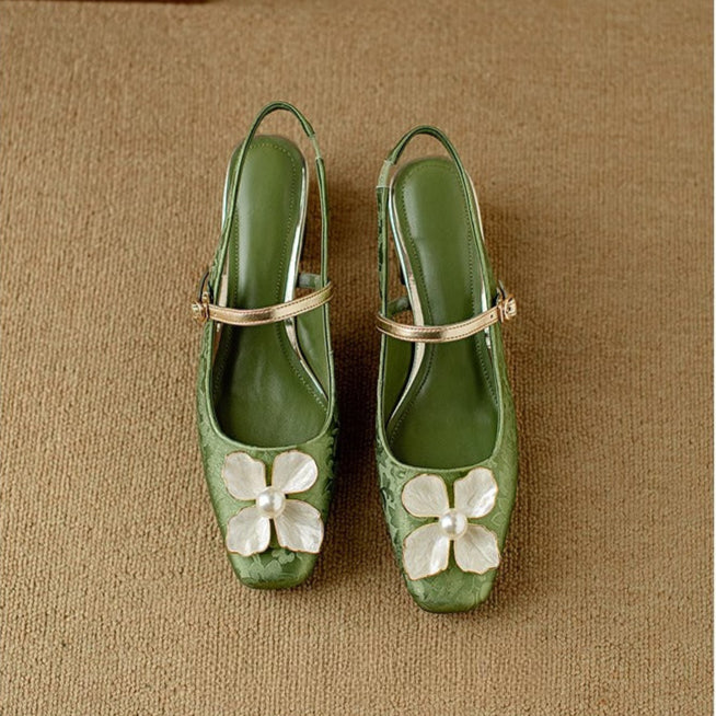 Beige Eloise flat sandals by THE WHITMORE FAMILY with chic, elegant design and comfortable slip-on style.