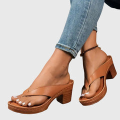 Gold Gianna™ orthopedic sandals by THE WHITMORE FAMILY featuring cushioned straps and supportive soles for comfortable wear