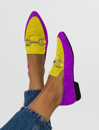 Green Hyelianne Orthopedic Loafers by THE WHITMORE FAMILY, stylish and supportive footwear for comfortable daily wear