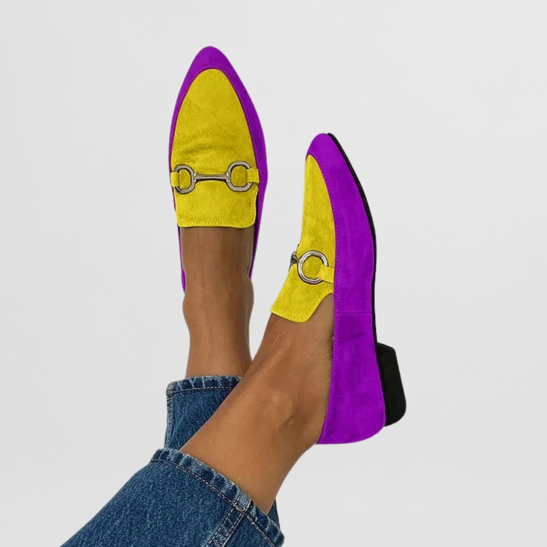 Green Hyelianne Orthopedic Loafers by THE WHITMORE FAMILY, stylish and supportive footwear for comfortable daily wear