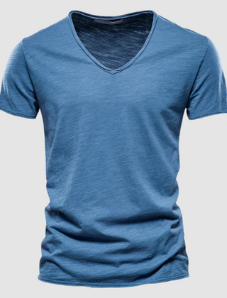 Green Burnet™ Cotton Summer Tee by THE WHITMORE FAMILY, featuring a casual fit and soft cotton fabric.