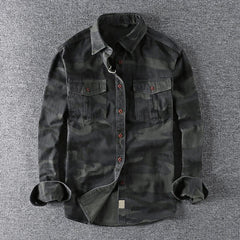 Logan™ Urban Camo Shirt by THE WHITMORE FAMILY, featuring a stylish camouflage design and casual fit for everyday wear.