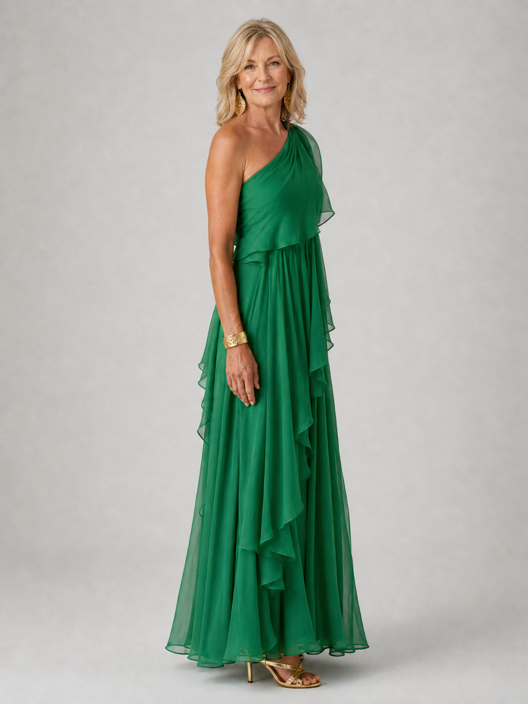 Elegant Victoria maxi dress by The Whitmore Family, featuring flowing fabric and a stylish design, perfect for formal occasions.