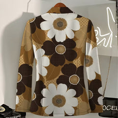 Clothilde Daisy Print Blazer by The Whitmore Family, stylish jacket with a vibrant daisy floral pattern and tailored fit.