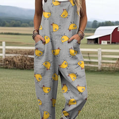 Green Coop Stroll Jumpsuit from THE WHITMORE FAMILY jumpsuit collection, featuring a comfortable and stylish design.