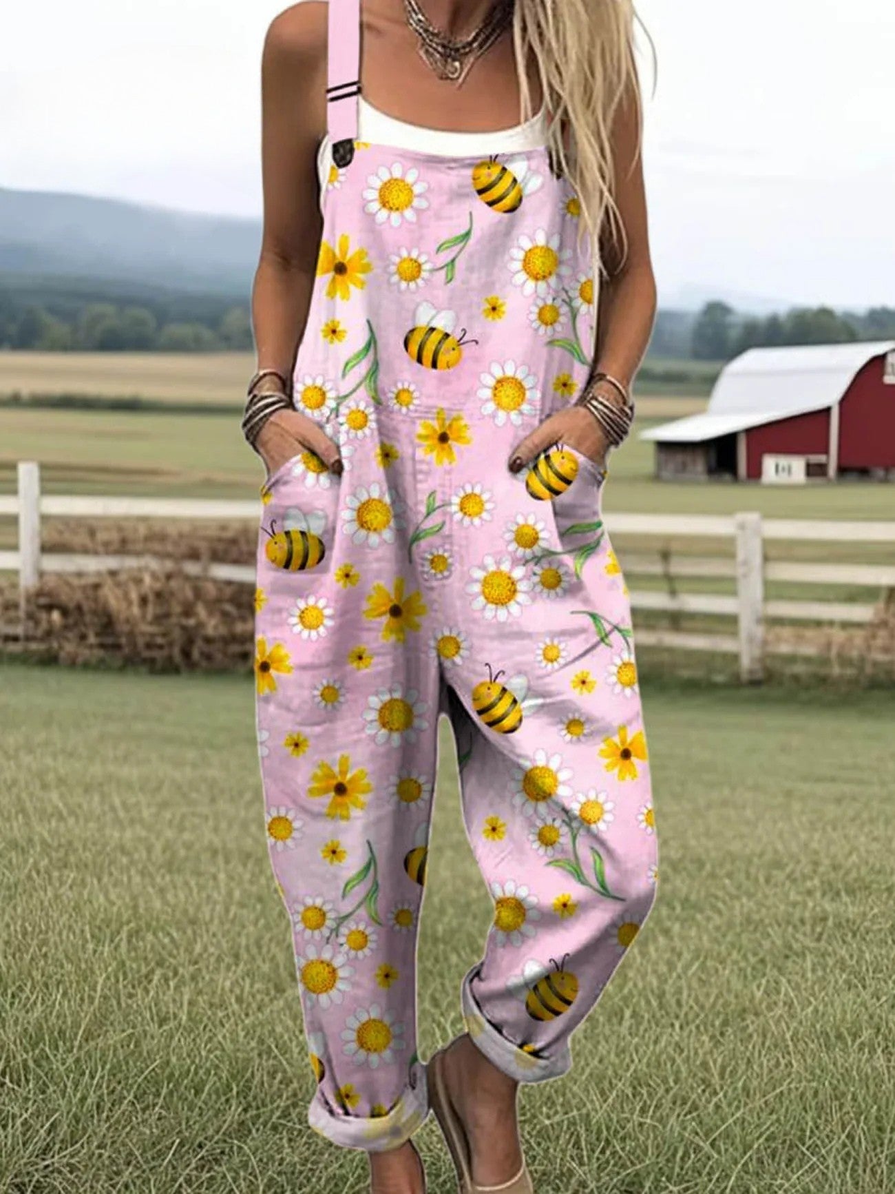 Buzz & Bloom jumpsuit from THE WHITMORE FAMILY Jumpsuit Collection, featuring a stylish, comfortable design for women.