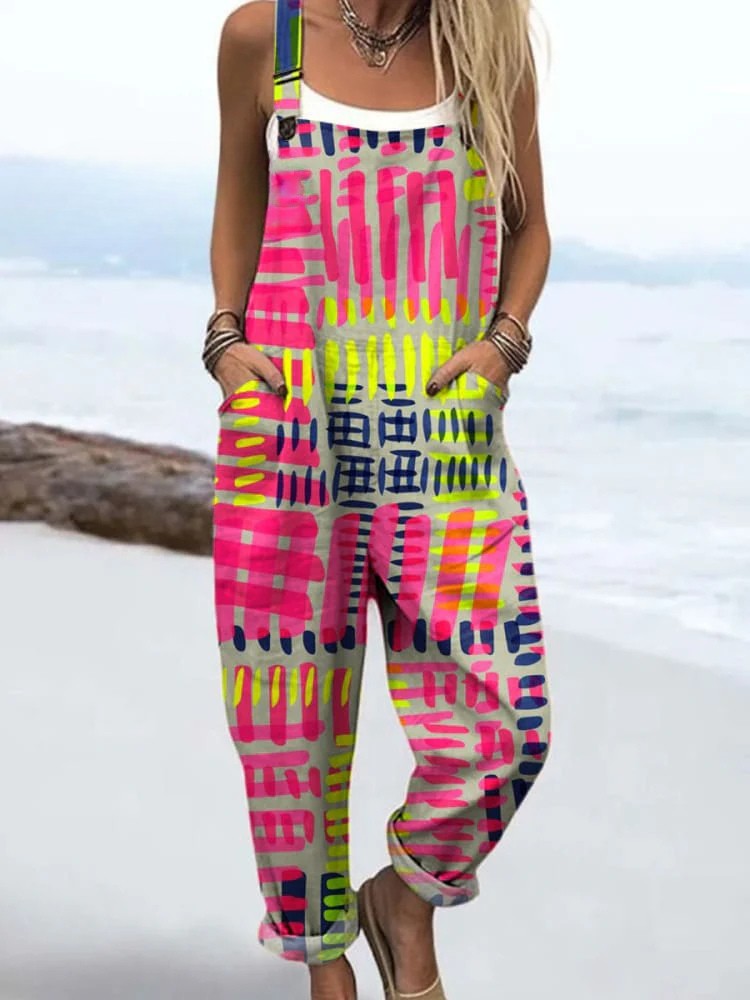 THE WHITMORE FAMILY Hashtag Hues jumpsuit from the jumpsuit collection, featuring a stylish and vibrant design.