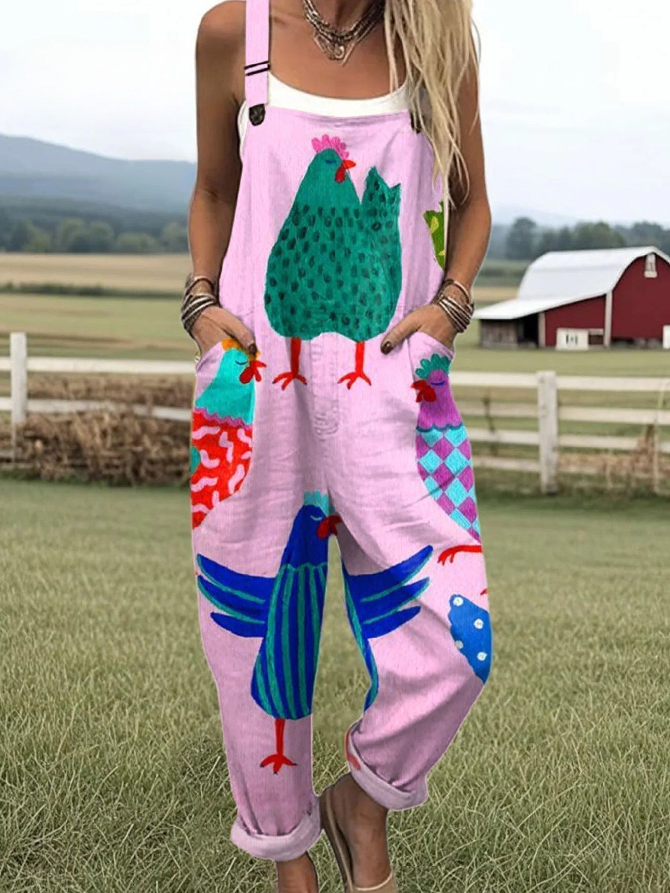 Sunny Coop jumpsuit from THE WHITMORE FAMILY's jumpsuit collection, featuring a stylish and comfortable design for women.