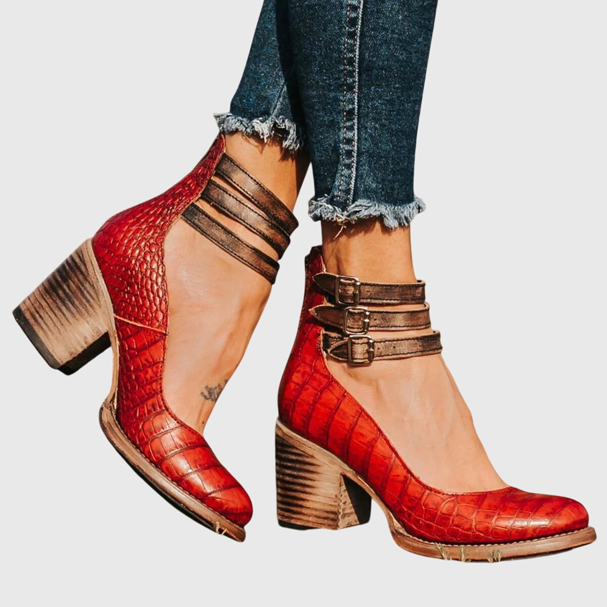 Light brown Nina sandals from THE WHITMORE FAMILY, elegant and comfortable footwear with stylish straps and cushioned soles.