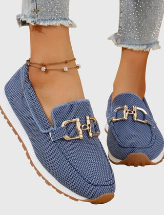 Beige Susana orthopedic loafers by THE WHITMORE FAMILY, stylish slip-on shoes with supportive design for comfort.