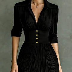 Black Joan maxi dress by THE WHITMORE FAMILY, elegant long dress with a flowing silhouette and stylish design.